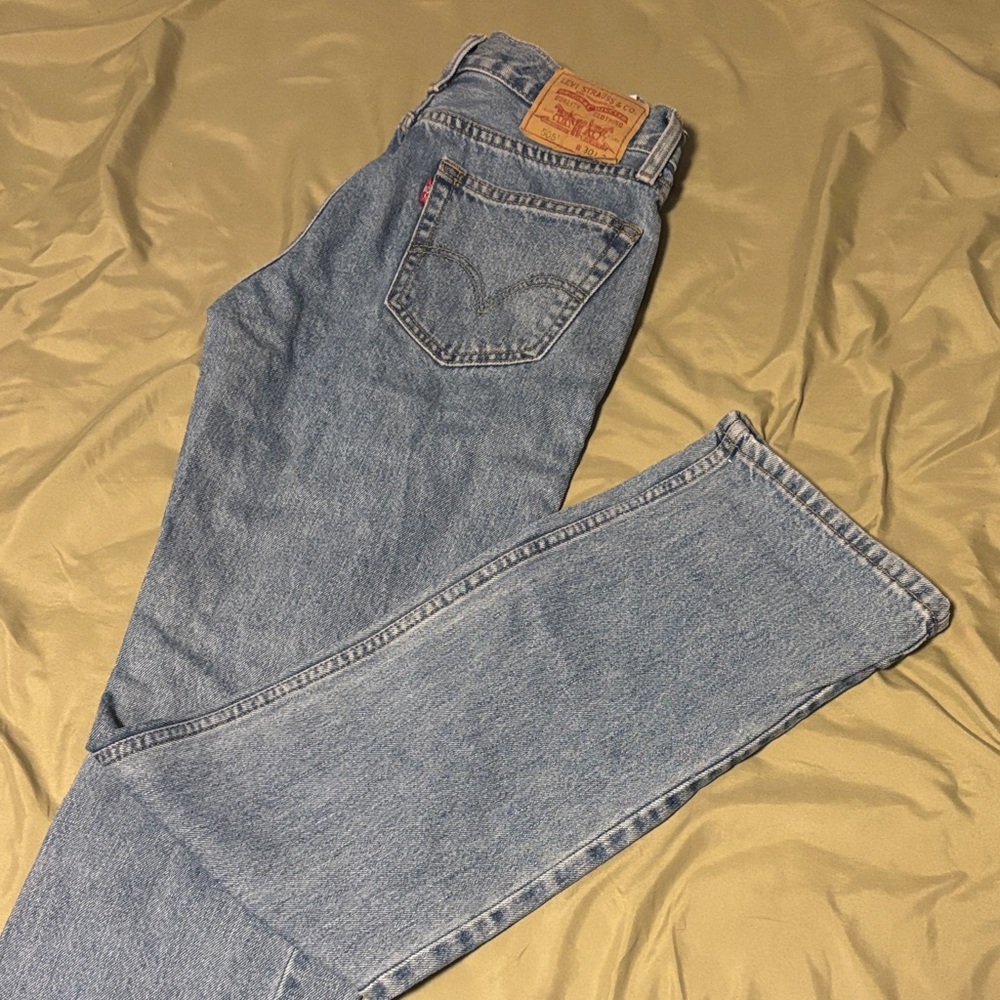 Levi's Men's Light Blue Straight Jeans